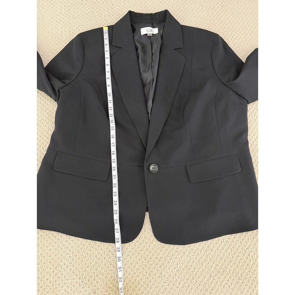 Le Suit women black 2- piece pants suits size 22W - Picture 7 of 15